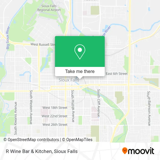 R Wine Bar & Kitchen map