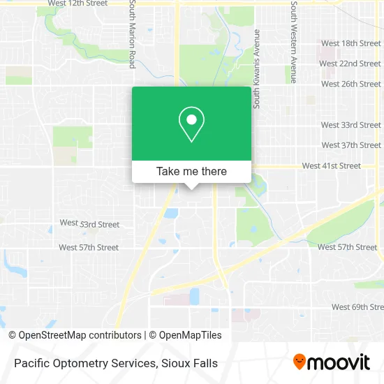 Pacific Optometry Services map