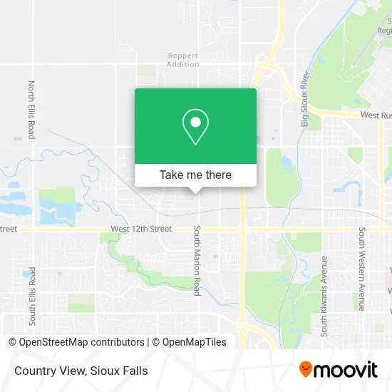 Country View map