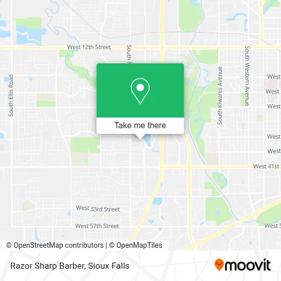 Razor Sharp Barber map