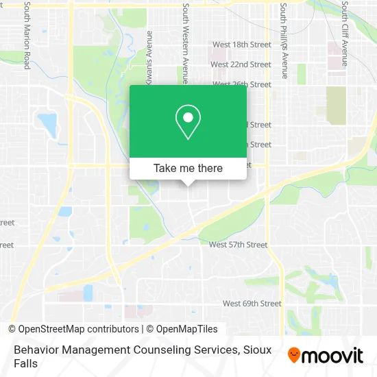 Behavior Management Counseling Services map