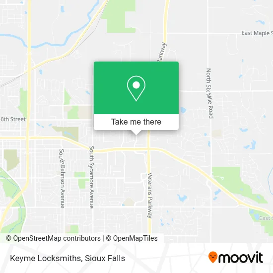 Keyme Locksmiths map