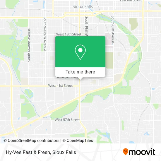 Hy-Vee Fast & Fresh map