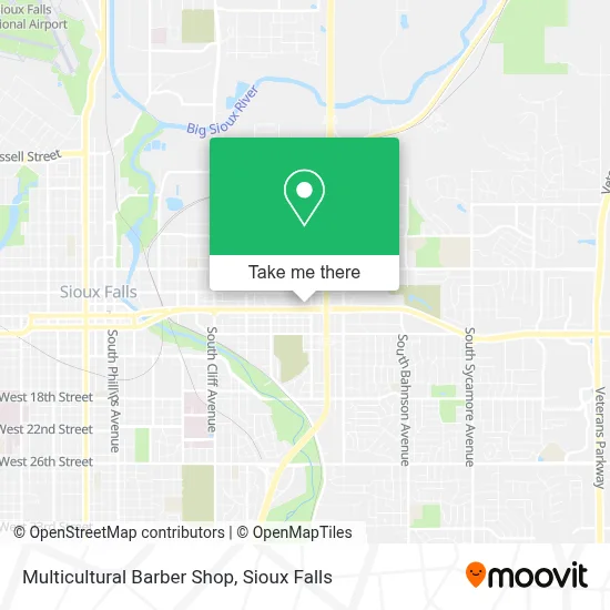 Multicultural Barber Shop map