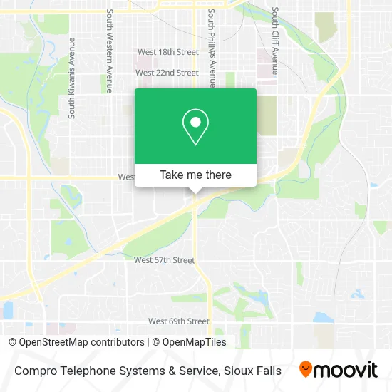 Compro Telephone Systems & Service map