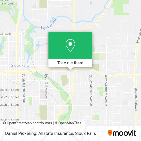 Daniel Pickering: Allstate Insurance map