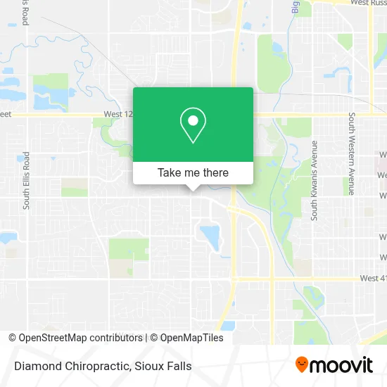 Diamond Chiropractic map