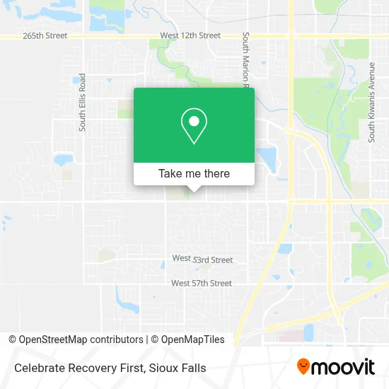 Celebrate Recovery First map