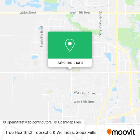 True Health Chiropractic & Wellness map