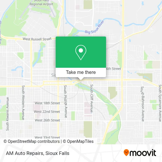 AM Auto Repairs map