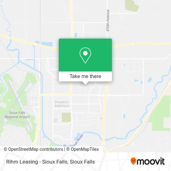 Rihm Leasing - Sioux Falls map