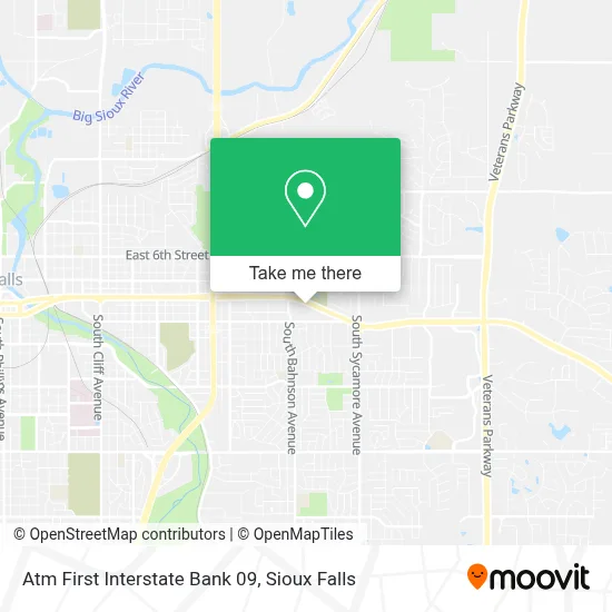 Atm First Interstate Bank 09 map