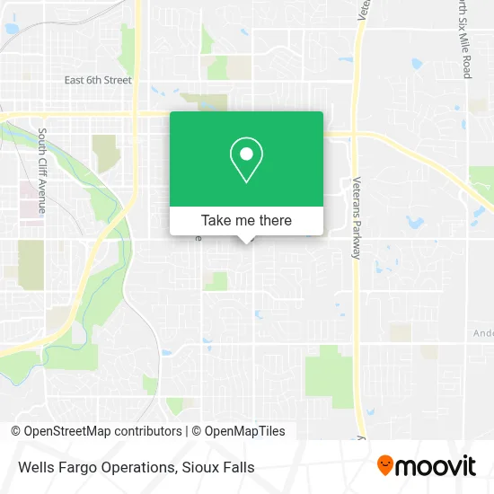 Wells Fargo Operations map