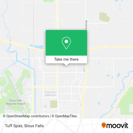 Tuff Spas map