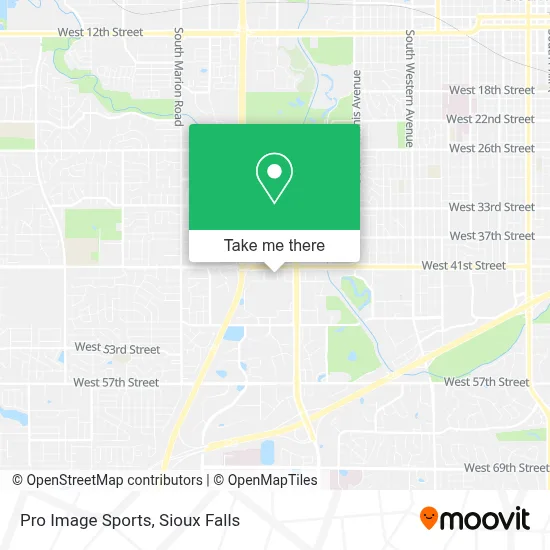 Pro Image Sports map