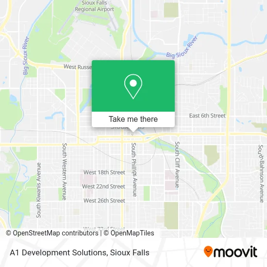 A1 Development Solutions map