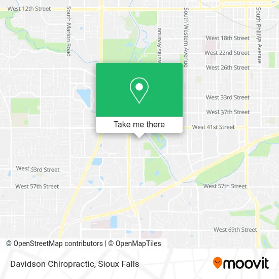 Davidson Chiropractic map