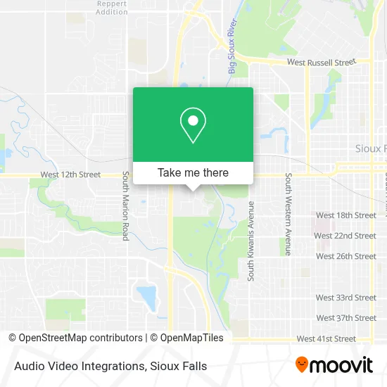 Audio Video Integrations map