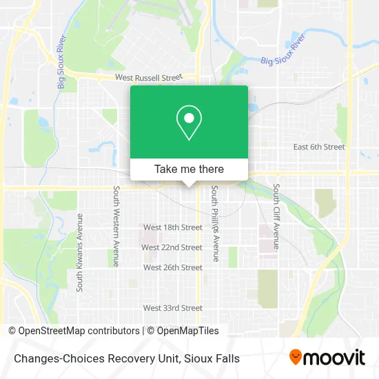 Changes-Choices Recovery Unit map