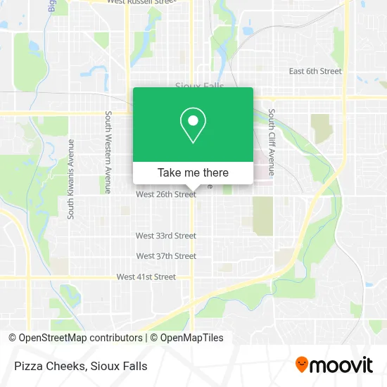 Pizza Cheeks map