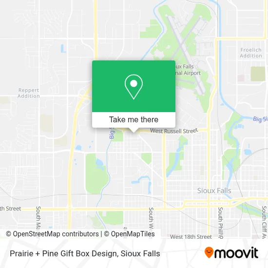 Prairie + Pine Gift Box Design map