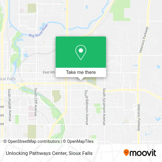 Unlocking Pathways Center map