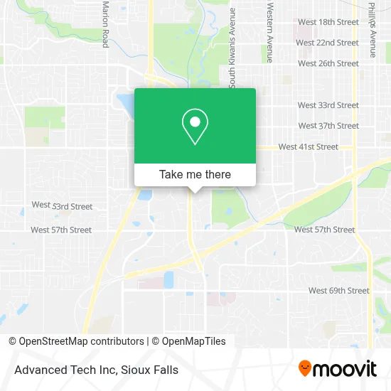 Advanced Tech Inc map