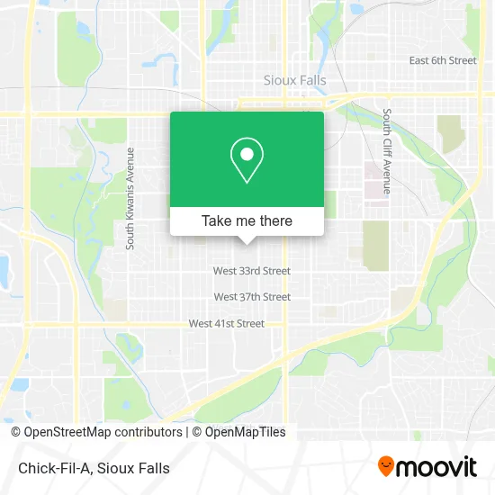 Chick-Fil-A map