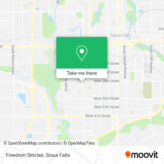 Freedom Sinclair map