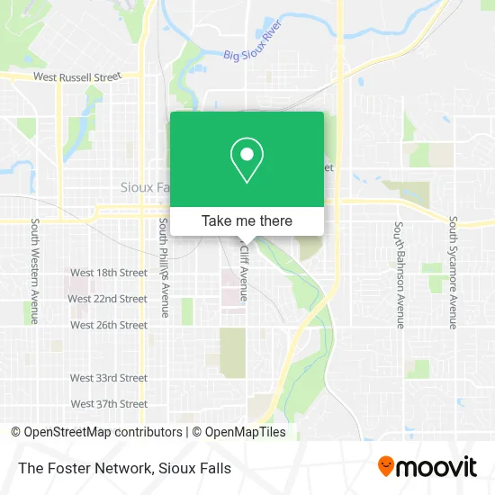 The Foster Network map