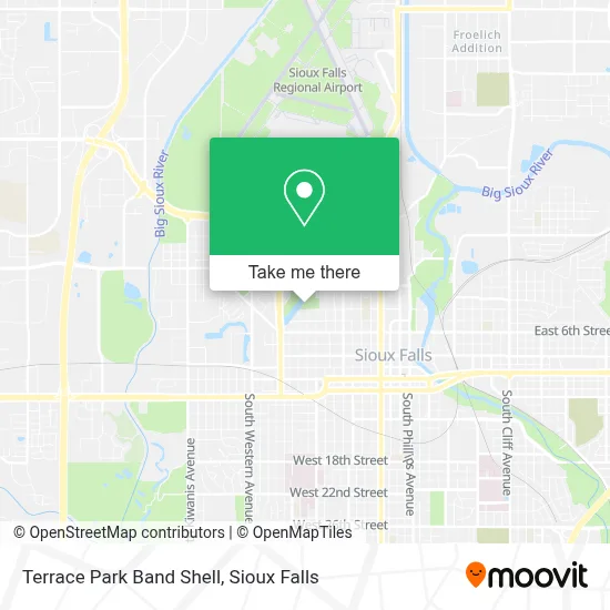 Terrace Park Band Shell map