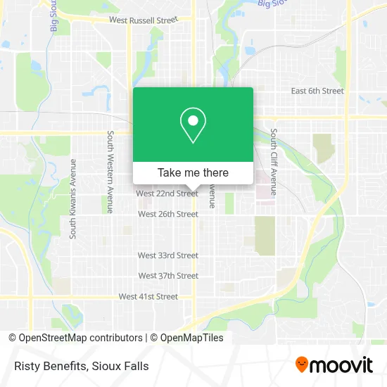 Risty Benefits map