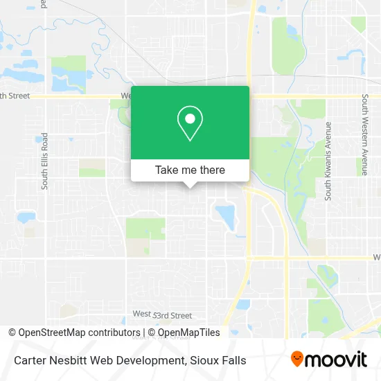 Carter Nesbitt Web Development map