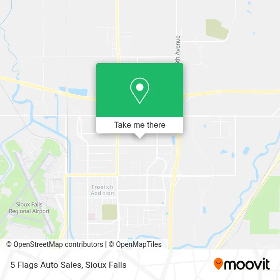 5 Flags Auto Sales map