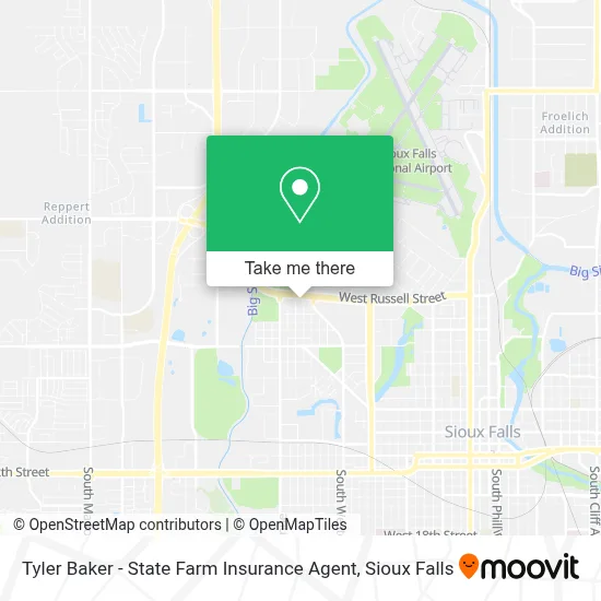 Tyler Baker - State Farm Insurance Agent map