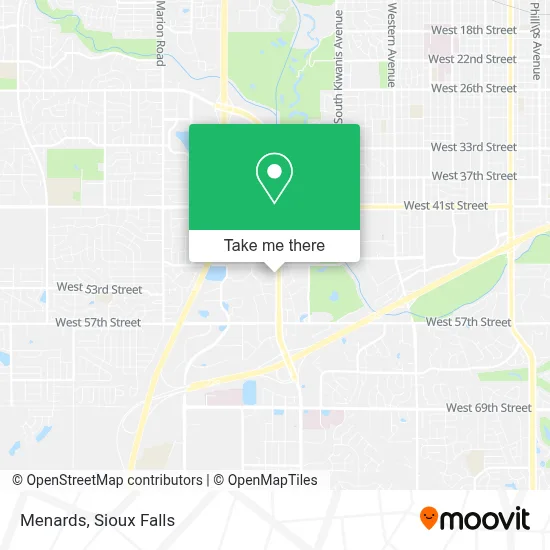 Menards map