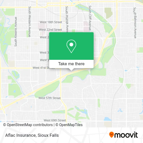 Aflac Insurance map