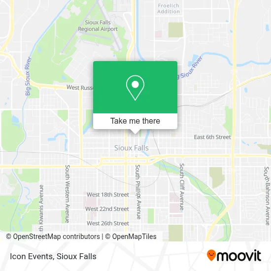 Icon Events map