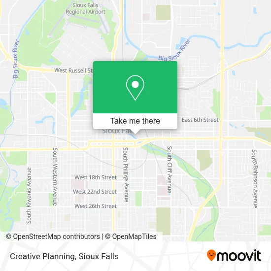Creative Planning map