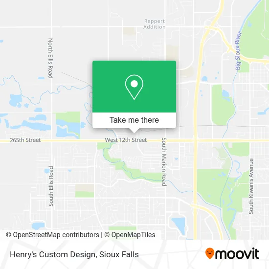 Henry's Custom Design map