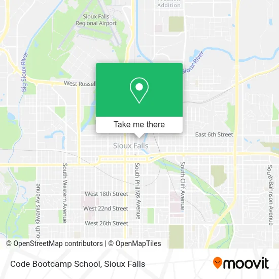 Code Bootcamp School map