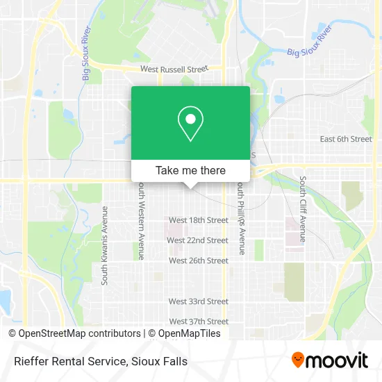 Rieffer Rental Service map
