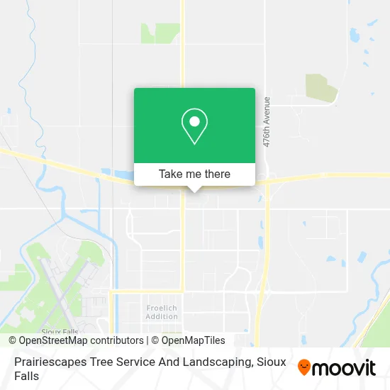 Prairiescapes Tree Service And Landscaping map