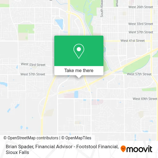 Brian Spader, Financial Advisor - Footstool Financial map