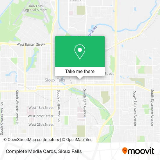 Complete Media Cards map