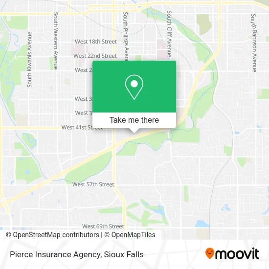 Pierce Insurance Agency map