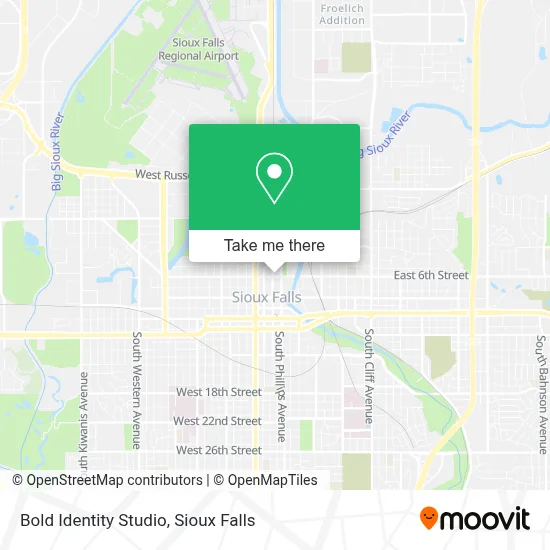 Bold Identity Studio map