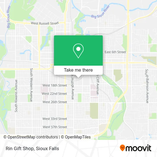 Rin Gift Shop map