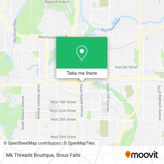 Mk Threads Boutique map