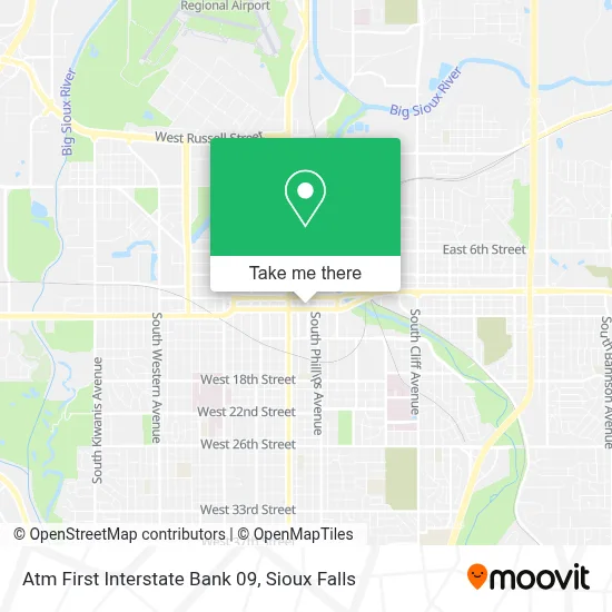 Atm First Interstate Bank 09 map